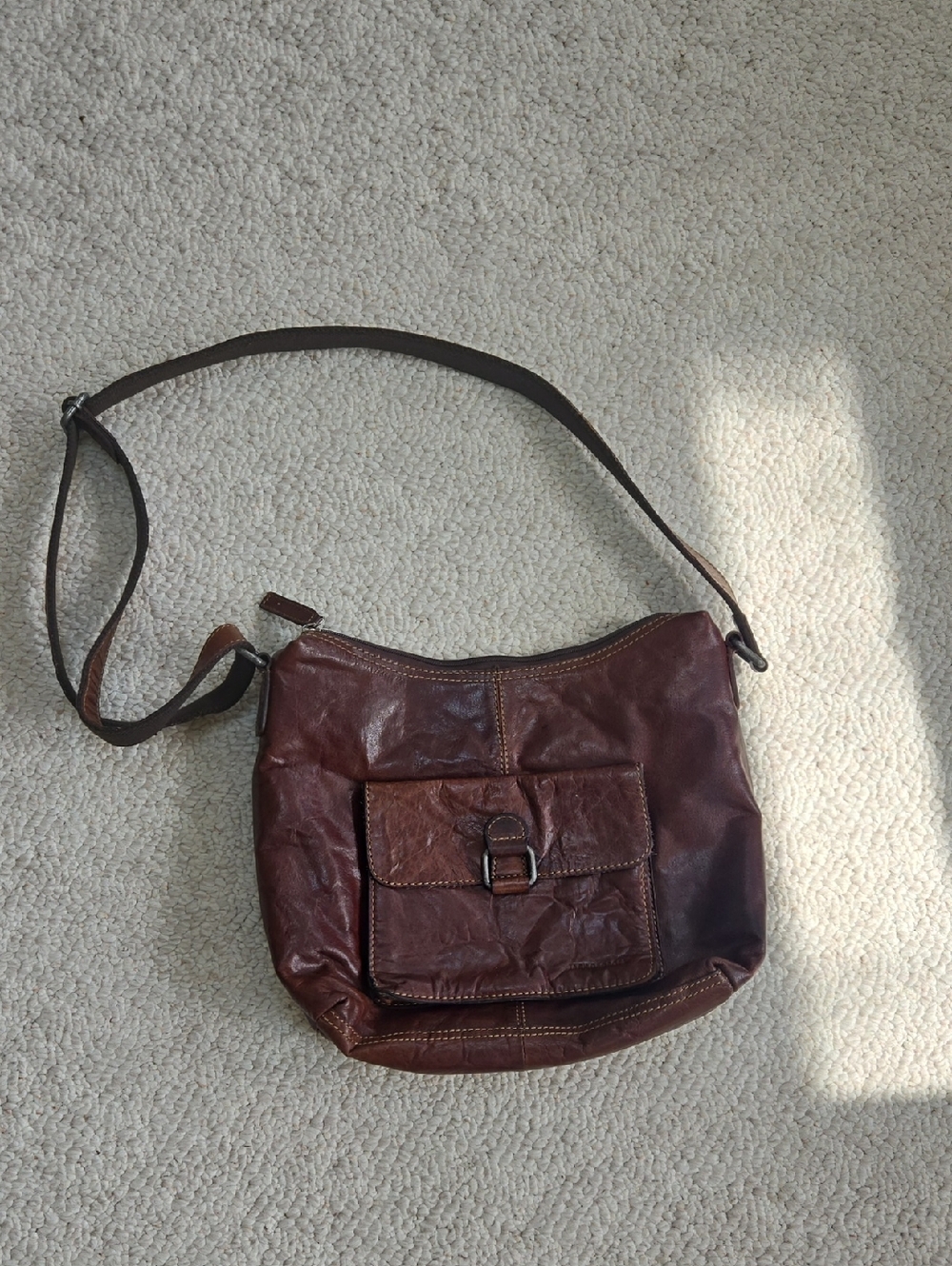 Vintage Leather Bag by Jack Georges.